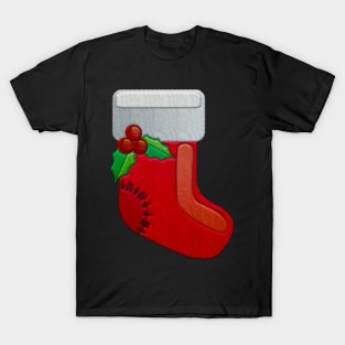 Cute Christmas Sock T-Shirt